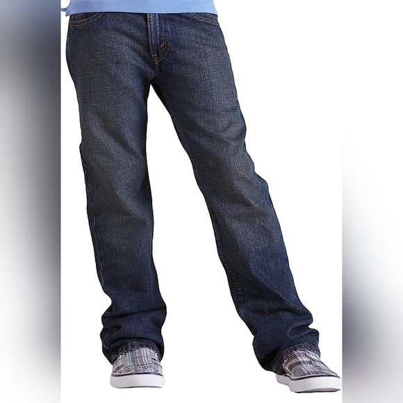 Signature Levi's Slim Straight Adjustable Waist Jeans - Picture 1 of 11